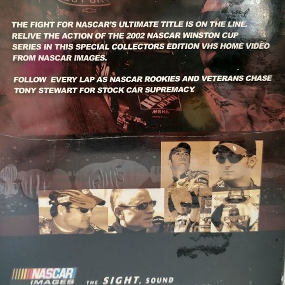 NASCAR Winston Cup 2002 VHS Sealed by NASCAR Images Car Racing Movie Vintage Y2K - Picture 8 of 11